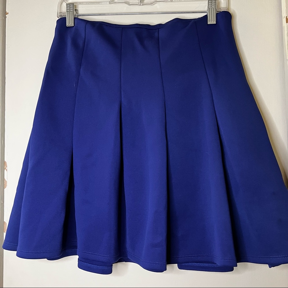 Nasty Gal Indigo Neoprene Tennis Skirt - Picture 3 of 4